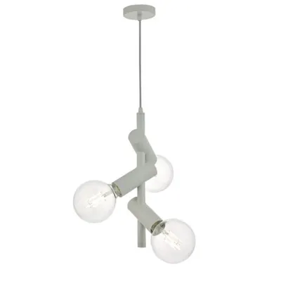 Lampa suspendata Sion 3 Light Pendant Grey