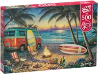 Puzzle Cherry Pazzi din 500 de piese - Viața într-o dubă