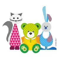 Inaltator baie antiderapant Bear Friends mint Maltex Baby
