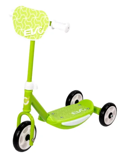 Trotineta pentru copii, Evo, cu 3 roti, Verde