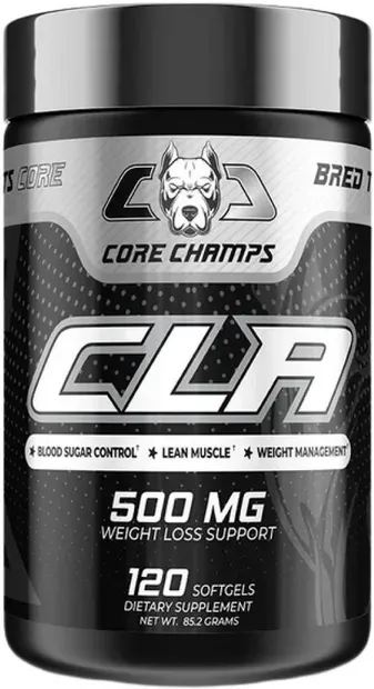CLA, 500 mg, 120 capsule gel, Core Champs by Kai Greene