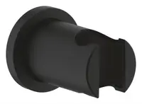 Suport para dus Grohe Rainshower 22117KF0, universal, montare pe perete, mat, Negru