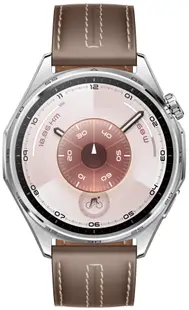 Ceas inteligent Huawei - Watch GT6, 1.47'', 46 mm, Grey Leather