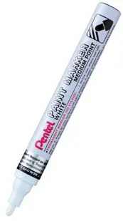 Marker permanent Pentel Paint MMP10 - 4.5 mm, alb