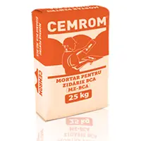 Mortar Cemrom pentru zidarie si BCA 25 KG