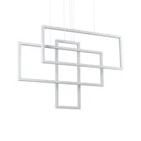 Corp de iluminat suspendat, lustra FRAME SP RETTANGOLO BIANCO