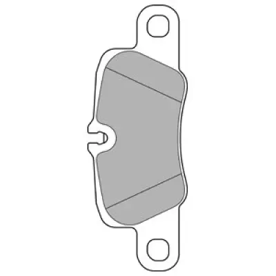 Set placute frana, frana disc DELPHI LP2237
