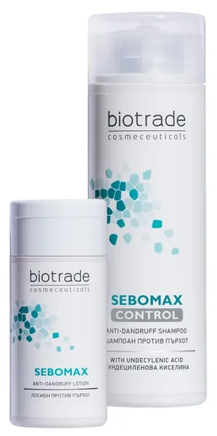 Biotrade Sebomax Set - Șampon anti-mătreață Control și Loțiune anti-mătreață, 200 + 100 ml