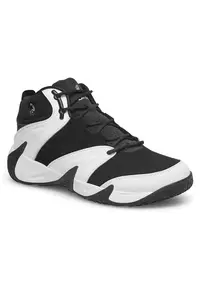 Pantofi sport copii - piele naturala - negru - design peste glezna - pentru alergare -