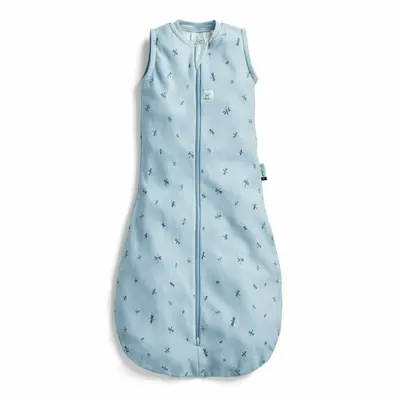 Sac de dormit, ErgoPouch, Jersey, 8-24 luni, 8-14 kg, TOG 0.2, Bumbac organic, Fermoar bidirectional, Lavabil la masina, Croiala slim fit, Certificat non-toxic, Premiat in Australia, Model Dragonflies
