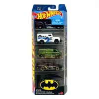 Set 5 masinute Hot Wheels, Batman, JKG08