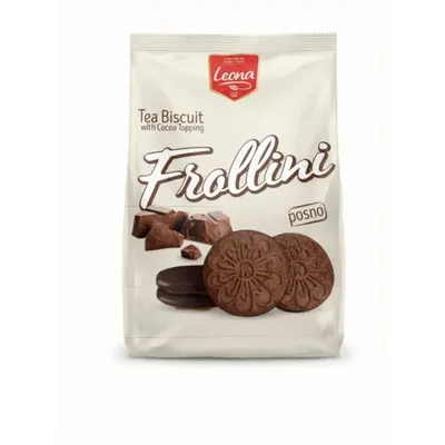 Leona biscuiti frolini cacao Topo Engros