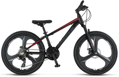 Bicicleta MTB Umit Accrue 2D, cadru 18 , negru rosu , roata 26 , cadru aluminiu
