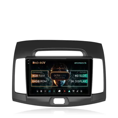 Navigatie Hyundai Elantra (2006-2011), Android, V-Octacore 4GB RAM + 64GB ROM, 9.5 Inch - AD-BGV9004+AD-BGRKIT178