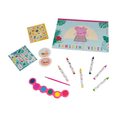 Set desen - Peppa Pig, transparent bag