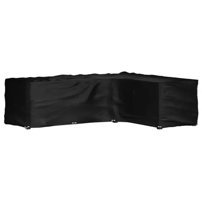 vidaXL Husă mobilier de grădină în formă de L 16 ocheți, 260x210x80 cm
