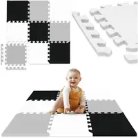Covoraș educativ pentru copii tip puzzle 4FIZJO 90×90 cm 9 buc.