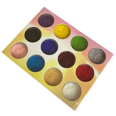 Set Catifea, Nail Art, 12 Culori