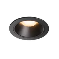 Spot incastrat, NUMINOS XL Ceiling lights, black Indoor LED recessed ceiling light black/black 2700K 20° gimballed, rotating and pivoting,