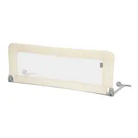 Bariera protectie pat, Lorelli Safety Night, reglabila, 127 cm, Beige