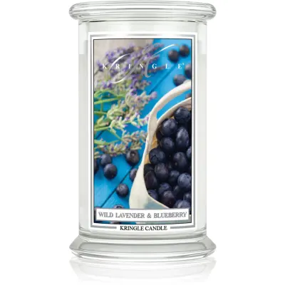 Kringle Candle Classic Wild Lavender & Blueberry lumânare parfumată 623 g