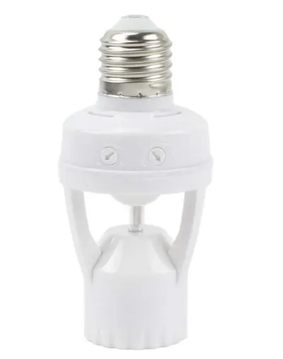 Suport dulie E27 cod Q H201 cu senzor de miscare IR