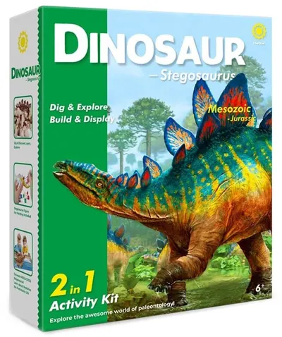Trusă de cercetare Sonne - Dezgropați un schelet de Stegosaurus