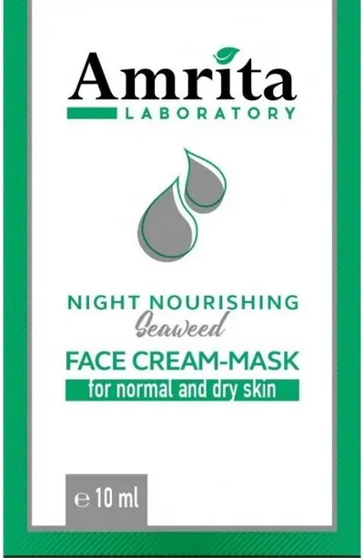 Amrita Mască facială de noapte cu alge marine, 10 ml