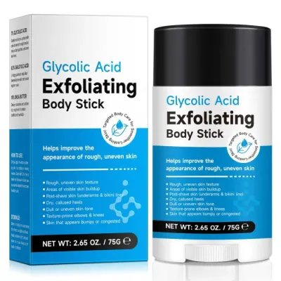 Stick Exfoliant Corp cu Acid Glicolic 7% si Acid Salicilic, Zone Sensibile, 75g