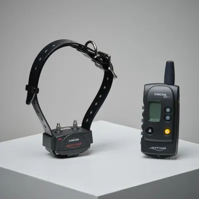 Set zgardă + telecomandă de dresare pentru câine Num'axes Canicom 300