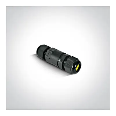 Connection box 1 IN/1 OUT| 16A| 450V| 0,5-1,5mm IP67 negru