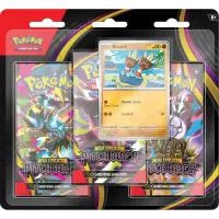 Set 3 pachete de carti, Pokemon TCG, Mega Evolution, Pitch Black, Blister, Binacle
