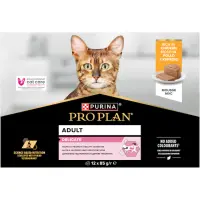 Pachet 12 buc x 85 gr Hrana umeda pentru pisici Pro Plan Adult Delicate Digestion Mousse cu pui