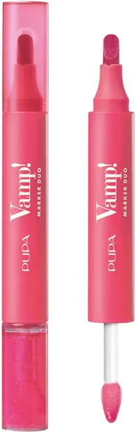 Pupa Vamp! Creion și luciu de buze 2 în 1, 006 Dragon Fruit, 4 ml