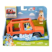 Masina si figurina, Bluey, Heeler Family Road trip 4 WD