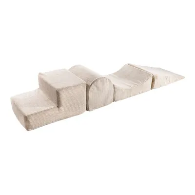 Teren de joacă din spumă bej 4 buc. înălțime 30 cm 45x193 cm – Meowbaby