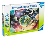 Puzzle Ravensburger din 100 XXL de piese - Planet