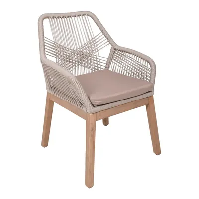 Scaun de grădină bej din lemn masiv Pomona – Garden Pleasure