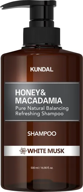 Kundal Sampon Honey & Macadamia, mosc alb, 500 ml