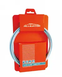 Set Cablu+Teaca Alligator Schimbator 4mm L-2000mm Rosu
