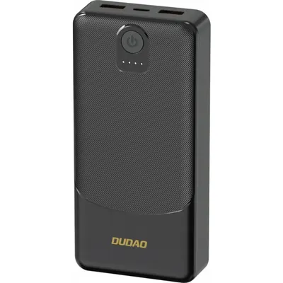 Baterie Externa Dudao K10Pro, 20000mAh, 12W, 2 x USB-A, Neagra