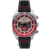 Ceas AVI-8 AVI-8 AV-4100-03 Mens Watch Hawker Hunter Dual Time Chronograph 43mm 5ATM