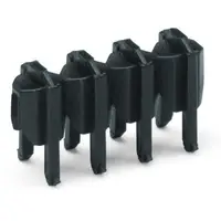 Cover for male connectors; for 734 Series; IP20 protection; black