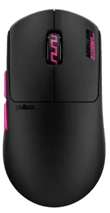Mouse de gaming Pulsar - Susanto-X Medium, optic, fără fir , roz/negru