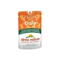Hrana umeda pentru pisici Almo Nature Daily Plic Vitel si miel 70 gr
