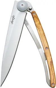 Cuțit de buzunar Deejo Olive Wood - 37 g