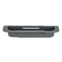 Scurgător telescopic pentru chiuvetă gri din plastic 49,5x8,5 cm Fino – Wenko
