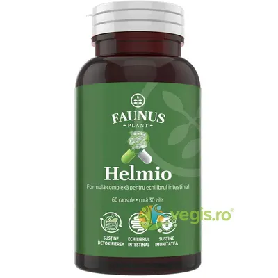 Helmio Detoxifiere si Echilibru Intestinal 60cps