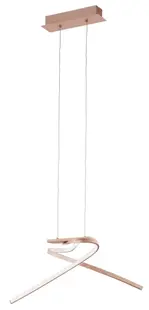 LED Pendul Eglo - Palozza, 19W, 2600lm, 3000K, L-705, aur trandafir