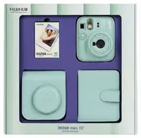 Aparat foto instant Fujifilm Instax - Mini 13, Lagoon Green Bundle Box